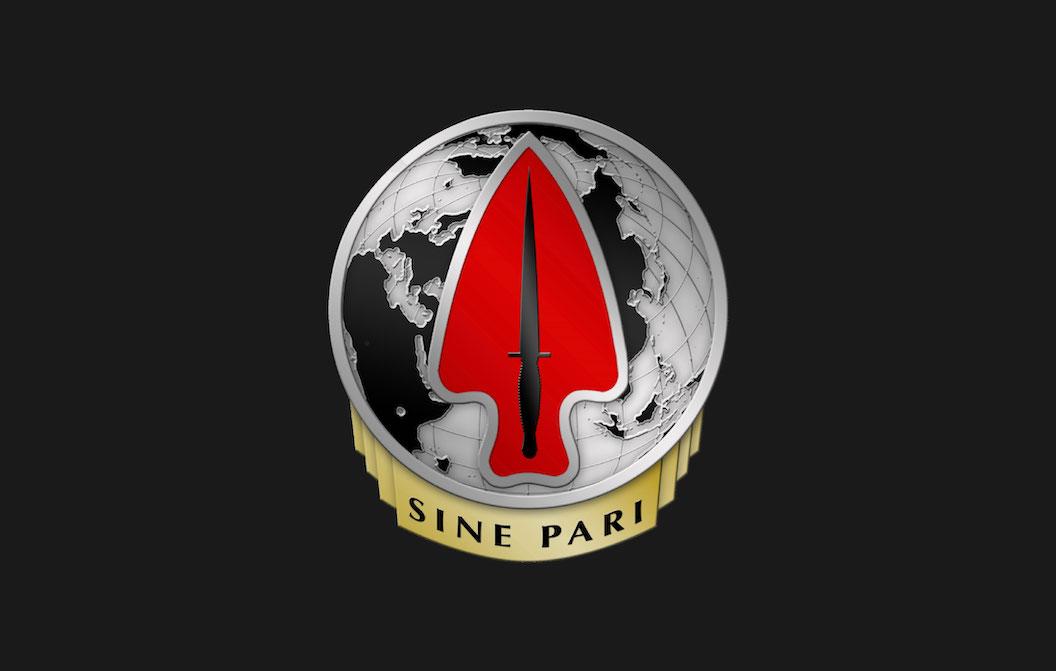 graphic of a black globe