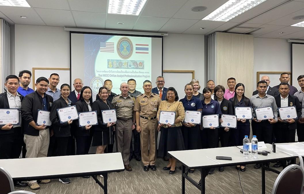 The Institute for Security Governance (ISG) Certifies 22 Members of the Thai Maritime Enforcement Command Center (MECC) and Royal Thai Navy
