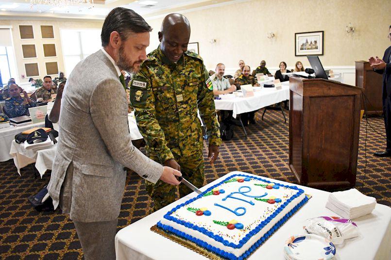 Cake cutting ceremony