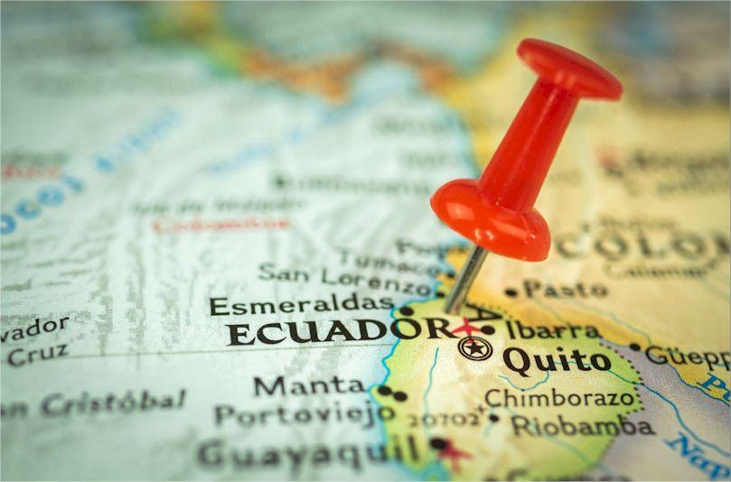 Map of Ecuador