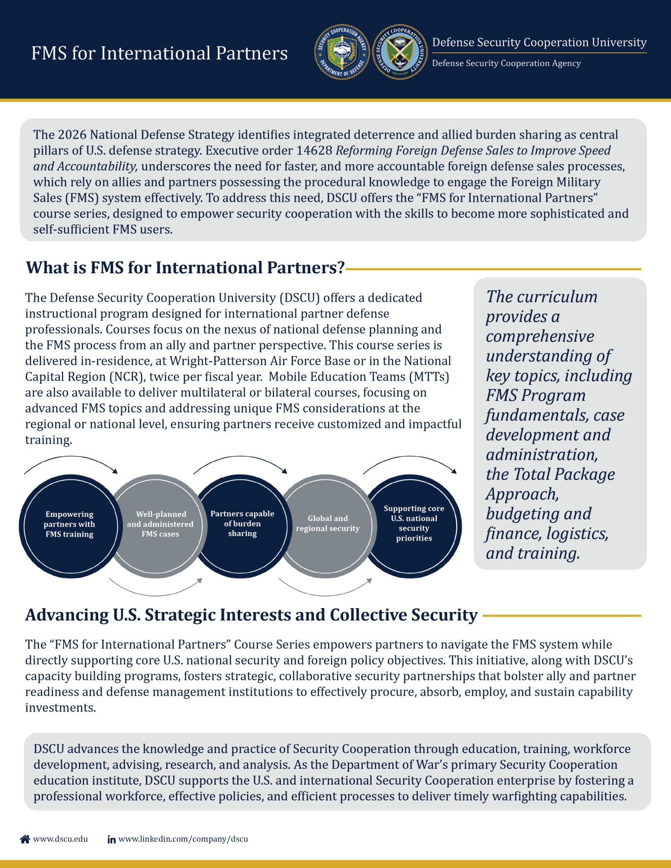 FMS for International Partners